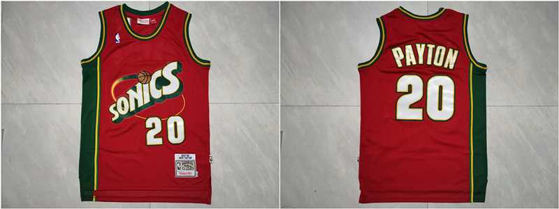 SuperSonics 20 Gary Payton Red 1997 98 Hardwood Classics Jersey,We sell and wholesale SuperSonics 20 Gary Payton Red 1997 98 Hardwood Classics Jersey on line form chian!